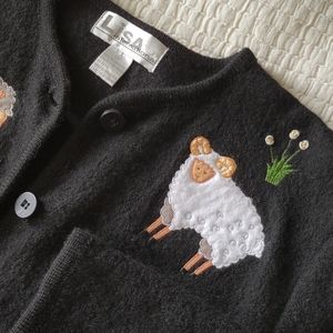 Vintage sheep wool sweater